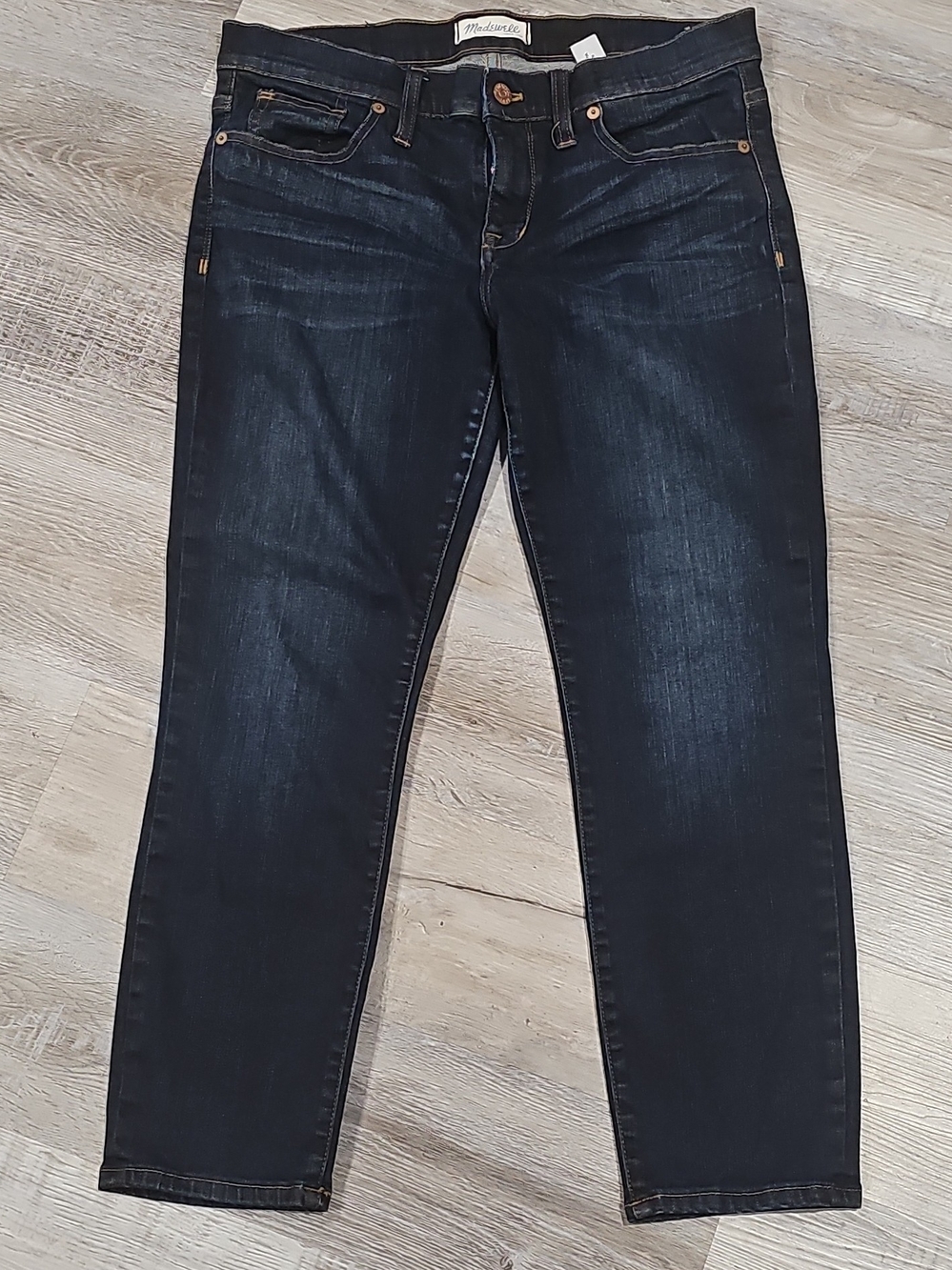 Madewell Skinny Crop Cropped Skinny Jeans Blue Waist 30 NWOT